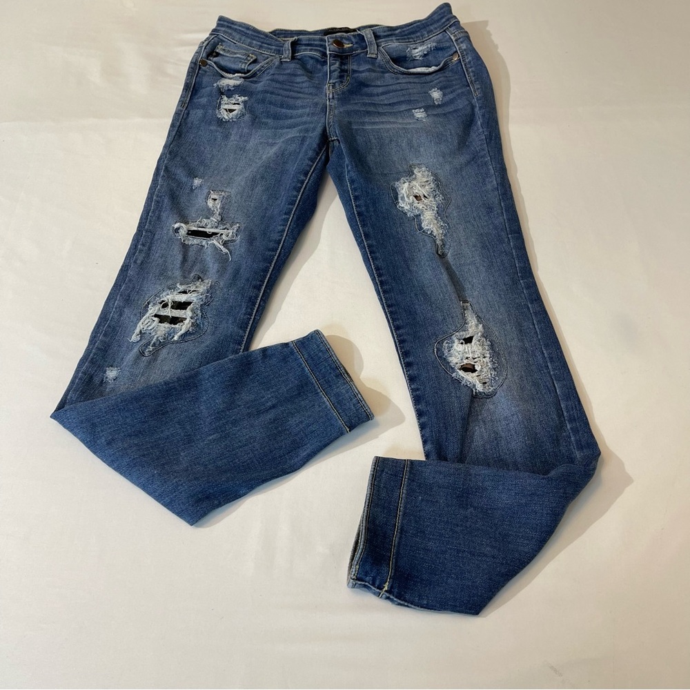JUDY BLUE WOMENS JEANS SKINNY FIT SZ 7/28, VERY GOOD CONDITION. PREOWNED